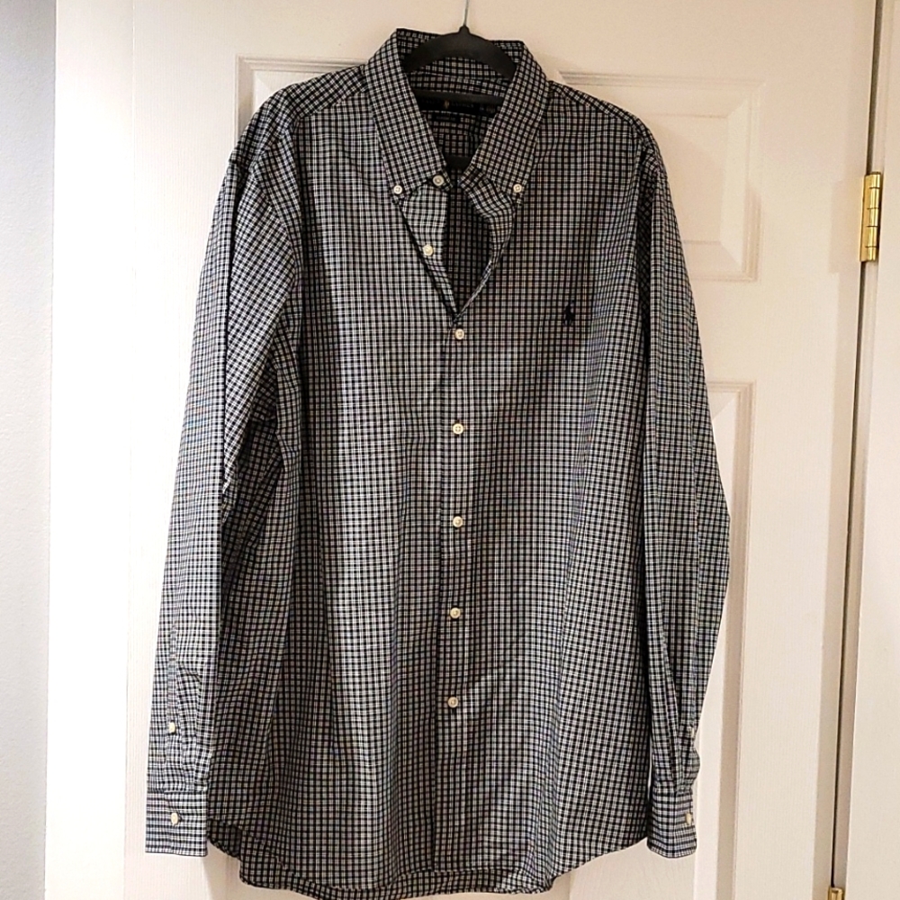 Mens classic fit Ralph Lauren button down